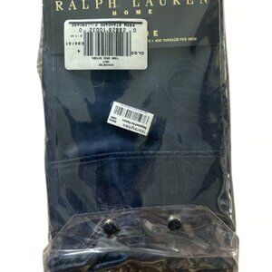 NWT Ralph Lauren Home Doncaster Navy T400 Sateen 100% Cotton Standard Pillowcase